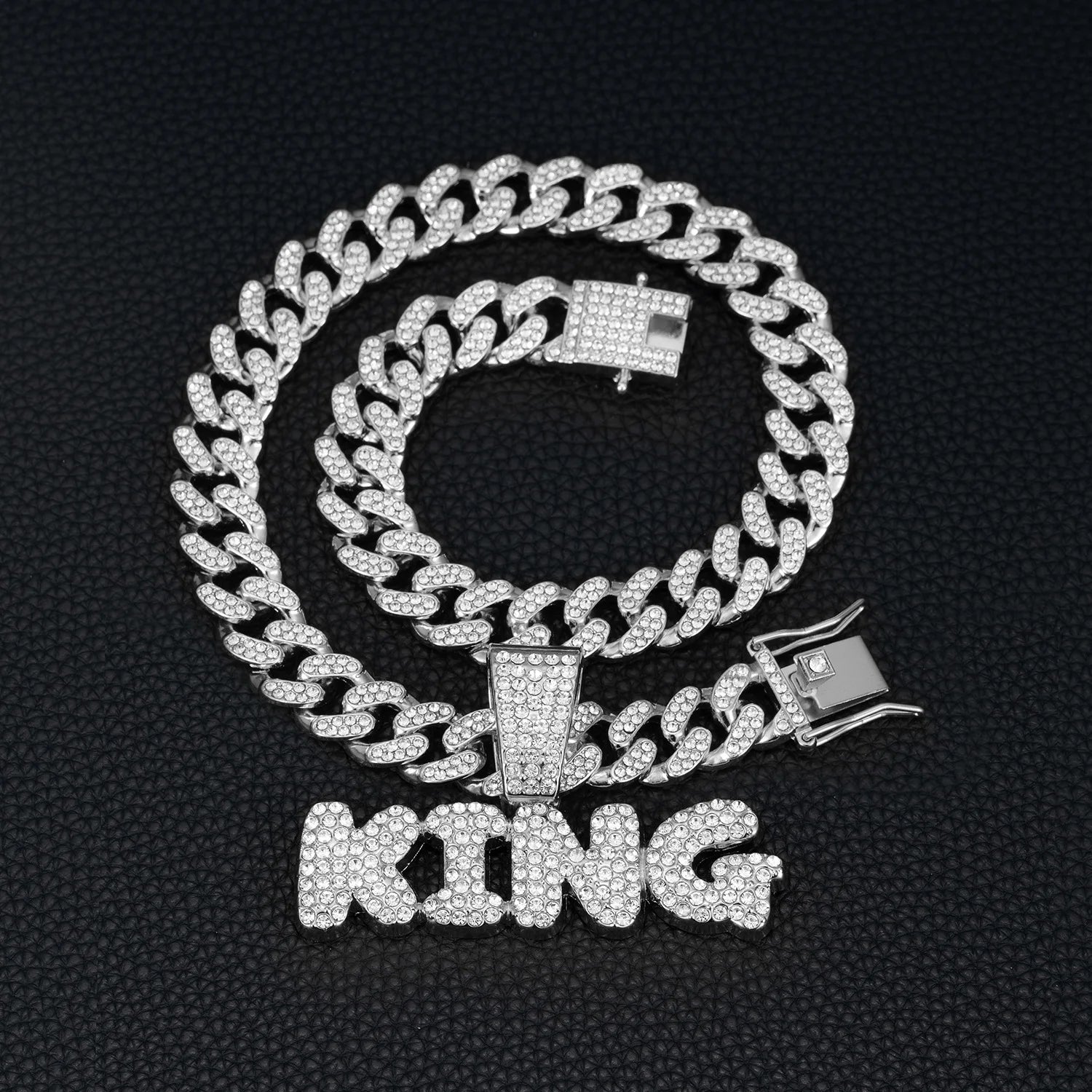 VVS Style Iced King Pendant Chain
