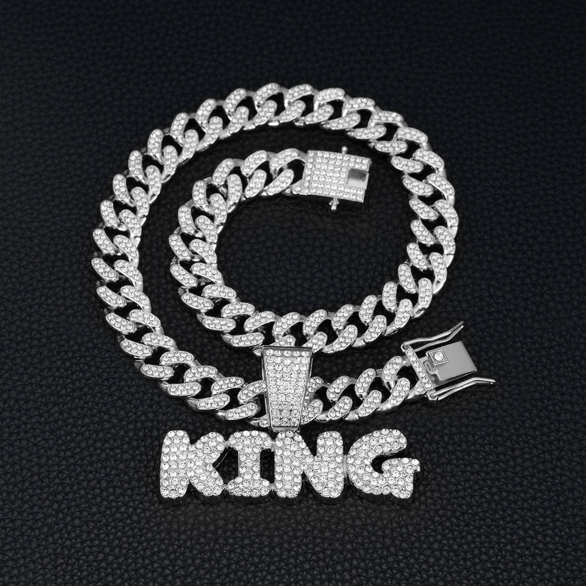 VVS Style Iced King Pendant Chain
