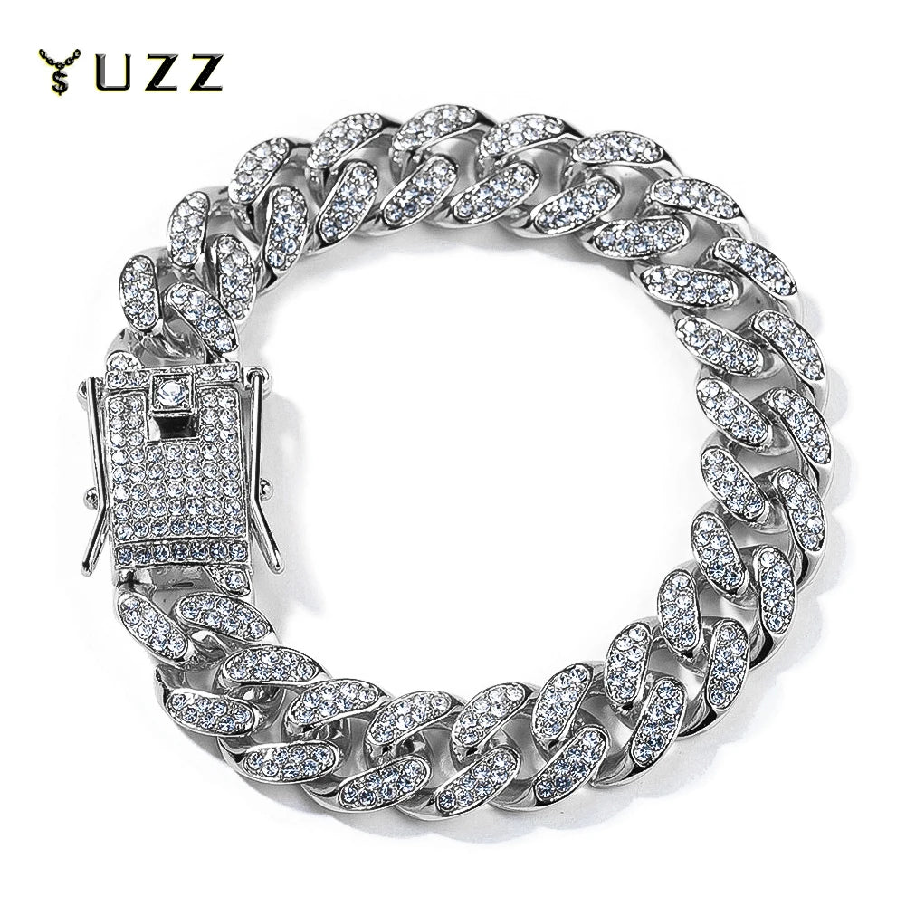 VVS Style Iced Cuban Clasp Bracelet