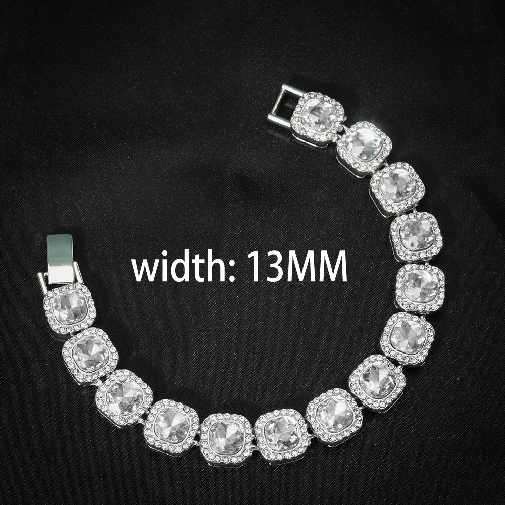 VVS Style Iced Cuban Clasp Bracelet