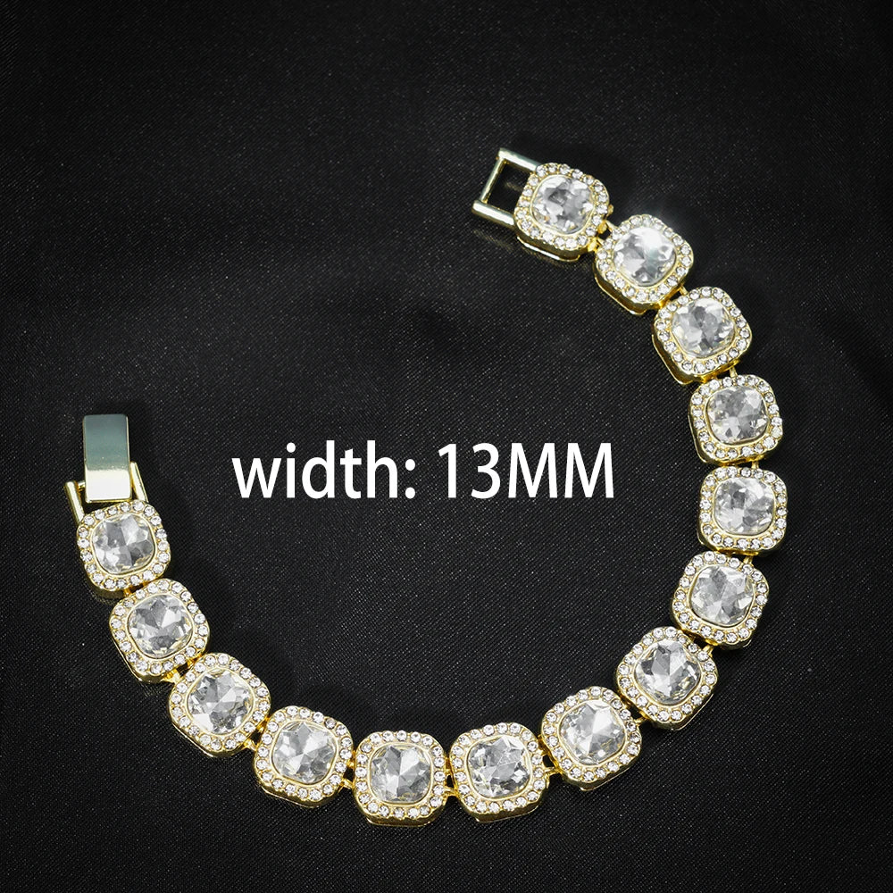 VVS Style Iced Cuban Clasp Bracelet