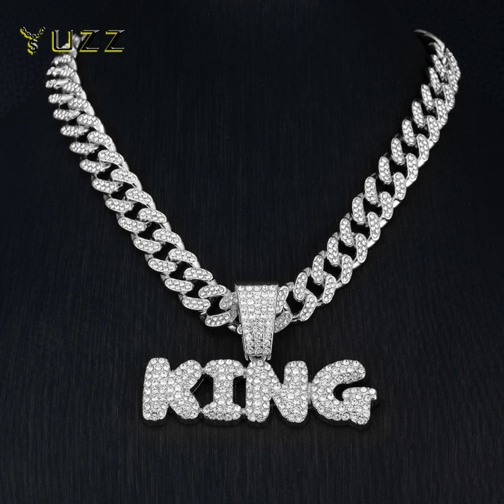 VVS Style Iced King Pendant Chain