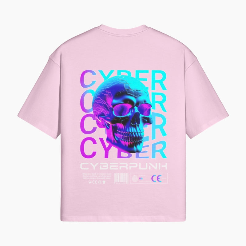 Cyberpunk T-Shirt – Neon Skull