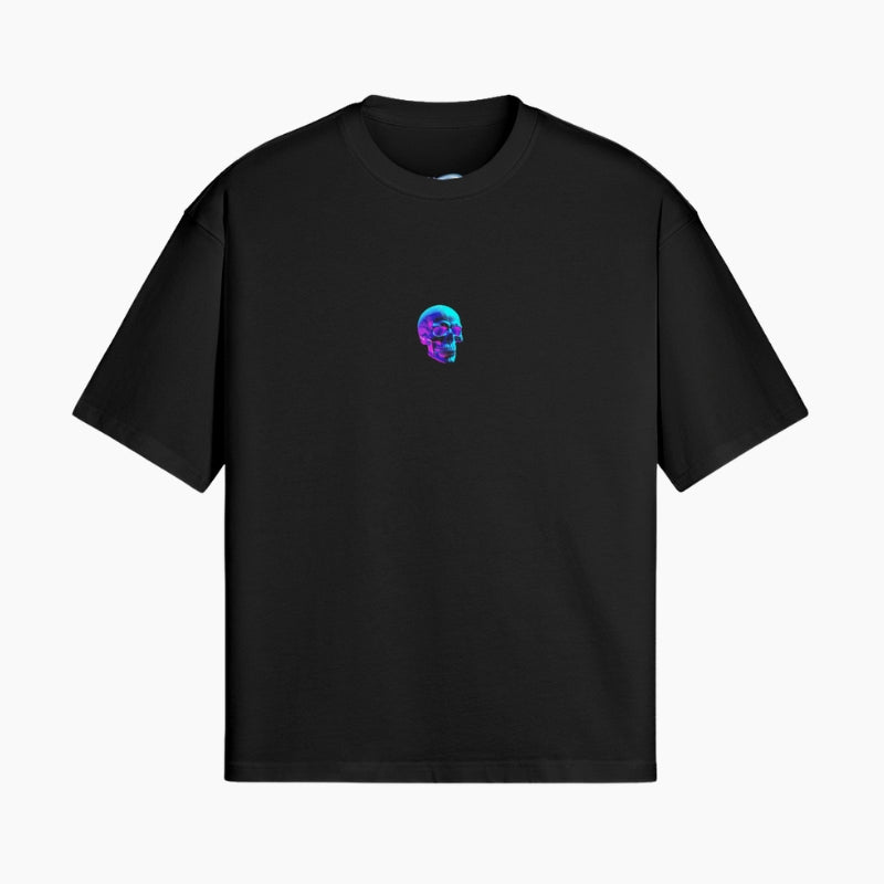 Cyberpunk T-Shirt – Neon Skull