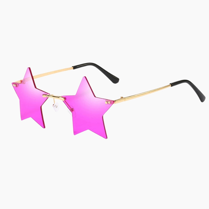 Pop Star Sunglasses ‘Starburst’ – Y2K Star-Shaped Sunglasses