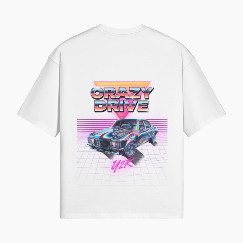 Retro-Futuristic T-Shirt – Crazy Drive