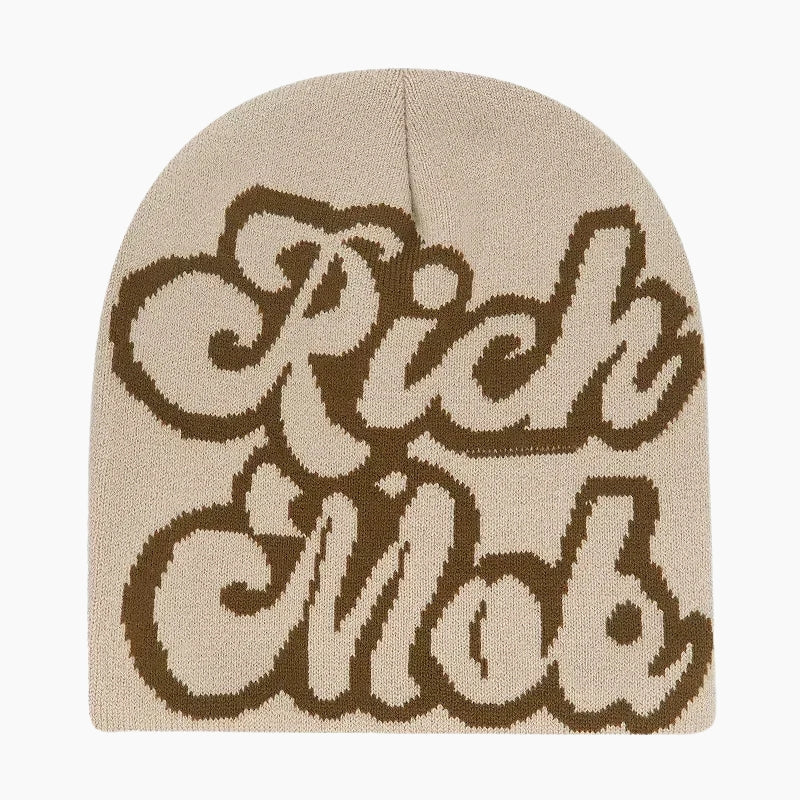 Rich Mob Beanie creamy