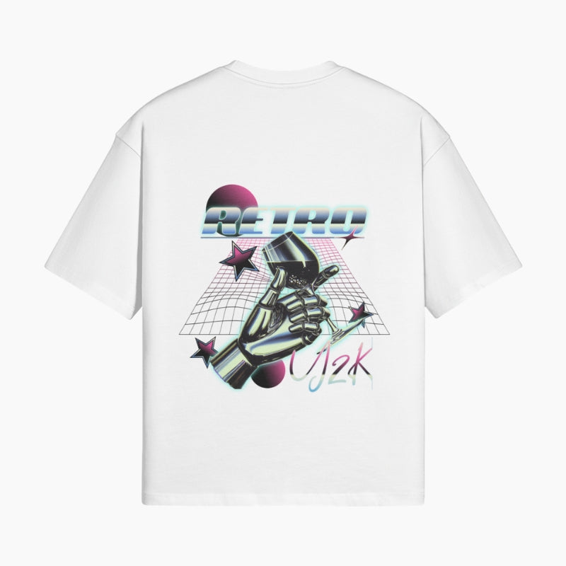 Synthwave T-Shirt – Retro Chrome