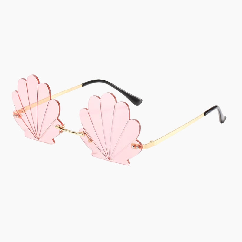 vintage beach sunglasses, boho shell sunglasses