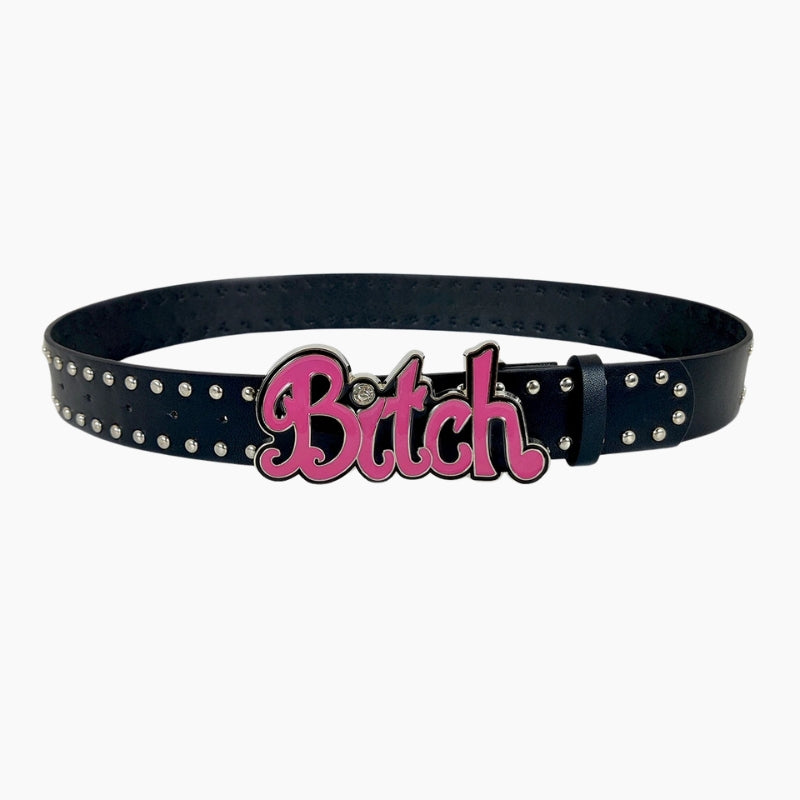 Y2K Belt ‘Bitch Mode’ – Adjustable Y2K Statement Belt
